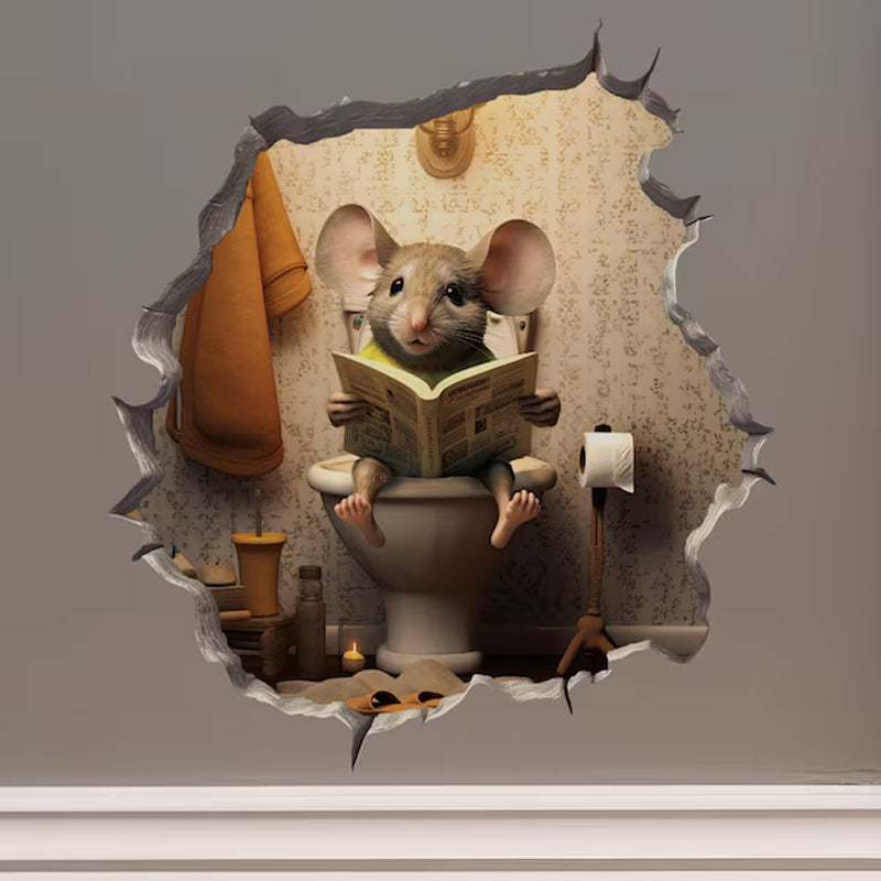 MouseWhisper - Charming Wall Illusion Decor