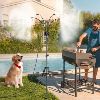 MistBreeze – Multi-Head Garden Misting Tower