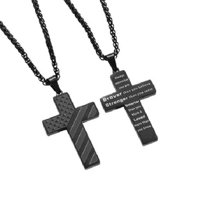 HonorGuard - Patriotic Cross Chain Pendant