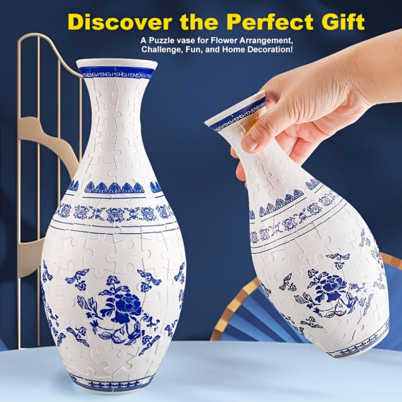 PuzzleBloom – 3D Puzzle Flower Vase