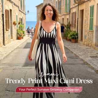 AureliaGlow – Striped Maxi Cami Dress