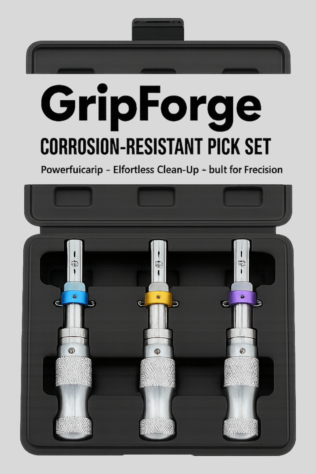 GripForge – Corrosion-Resistant Pick Set