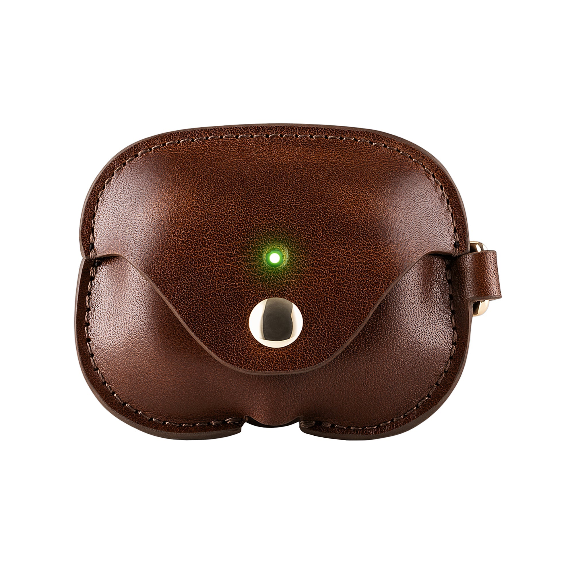 LuxeShield – Premium Genuine Leather AirPods Protective Case