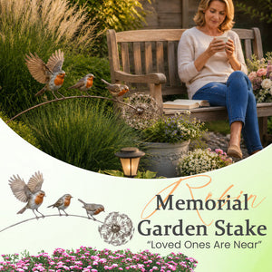 RobinGrace – Memorial Robin Garden Tribute Ornament