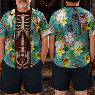 SpookWear – Premium Personalised Halloween Skeleton Tee