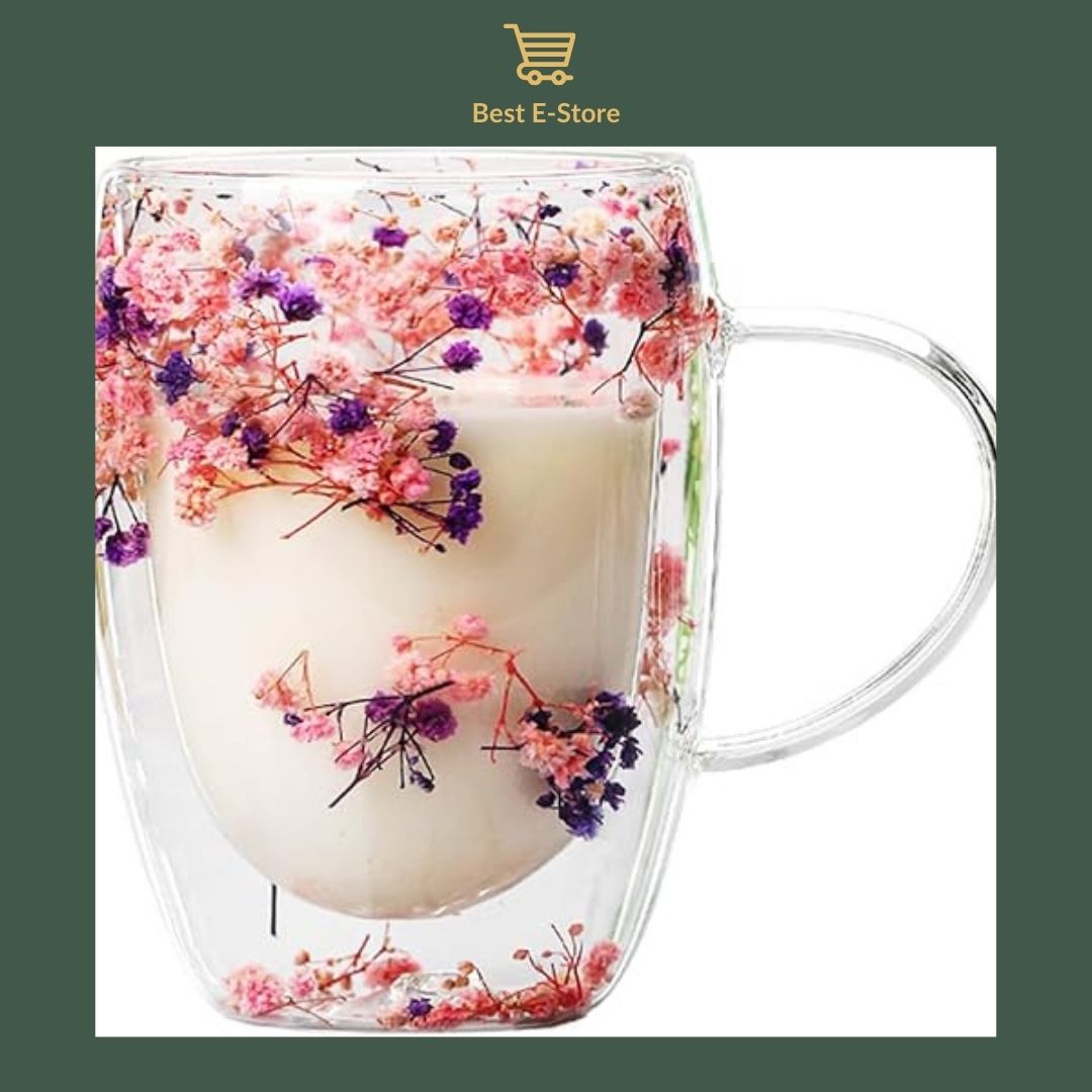 LuxeBloom – Handcrafted Elegant Glass Cups