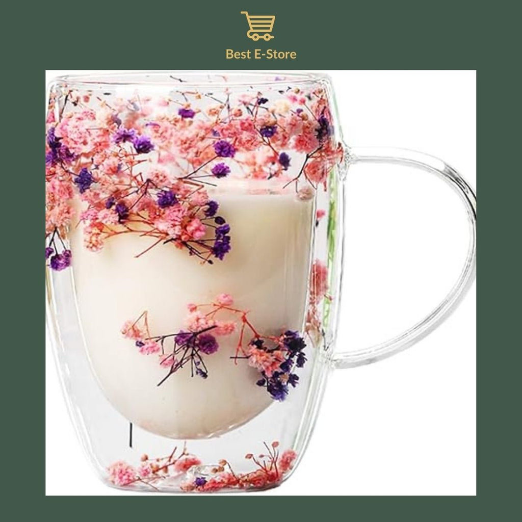 LuxeBloom – Handcrafted Elegant Glass Cups