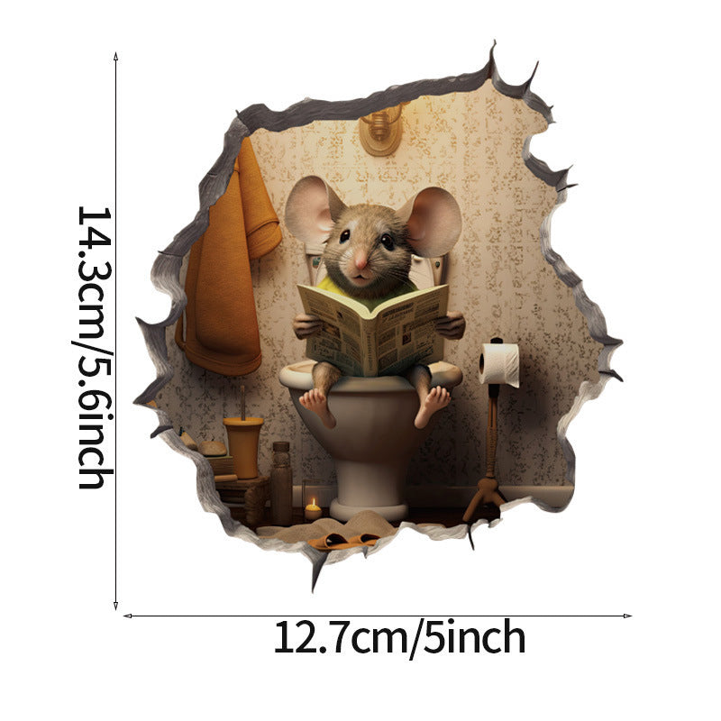 MouseWhisper - Charming Wall Illusion Decor