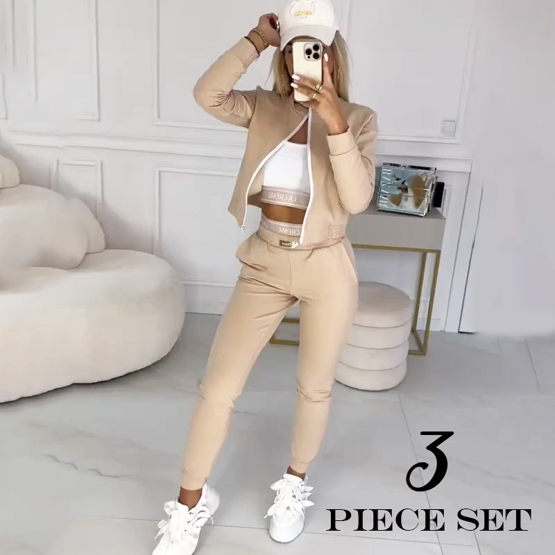 MIRA - All-Day 3-Piece Casual Tracksuit Set