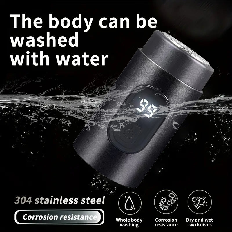 GlideMax - Waterproof Travel Shaver for Effortless Grooming