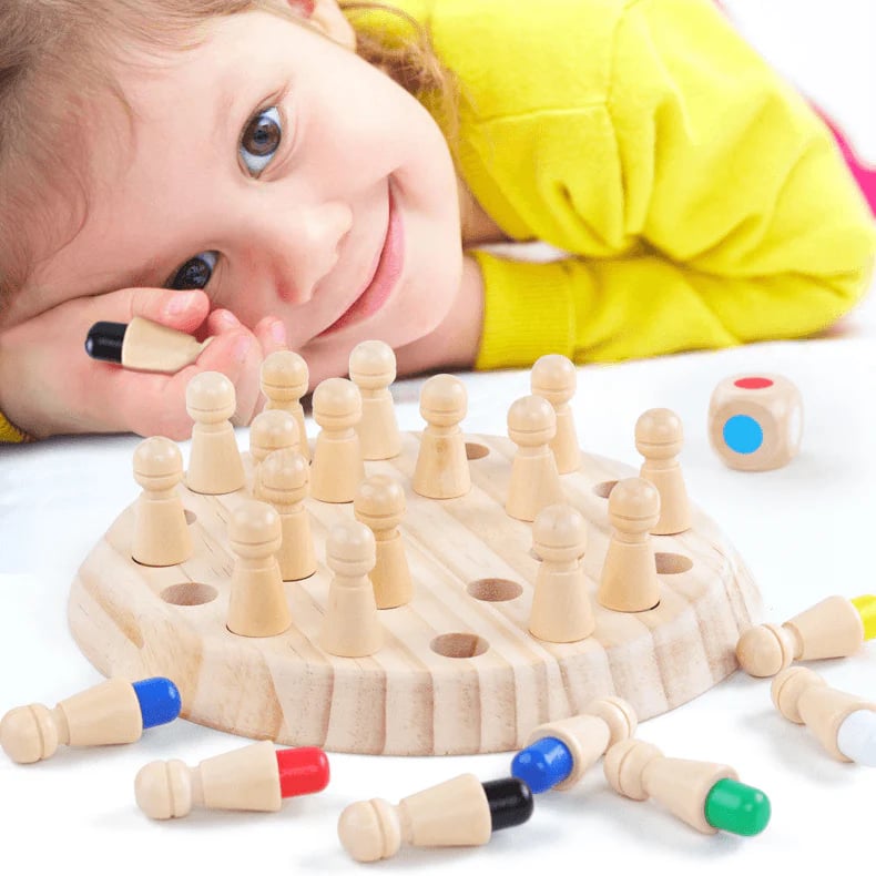 MindMatch – Wooden Memory Match Stick Chess Game