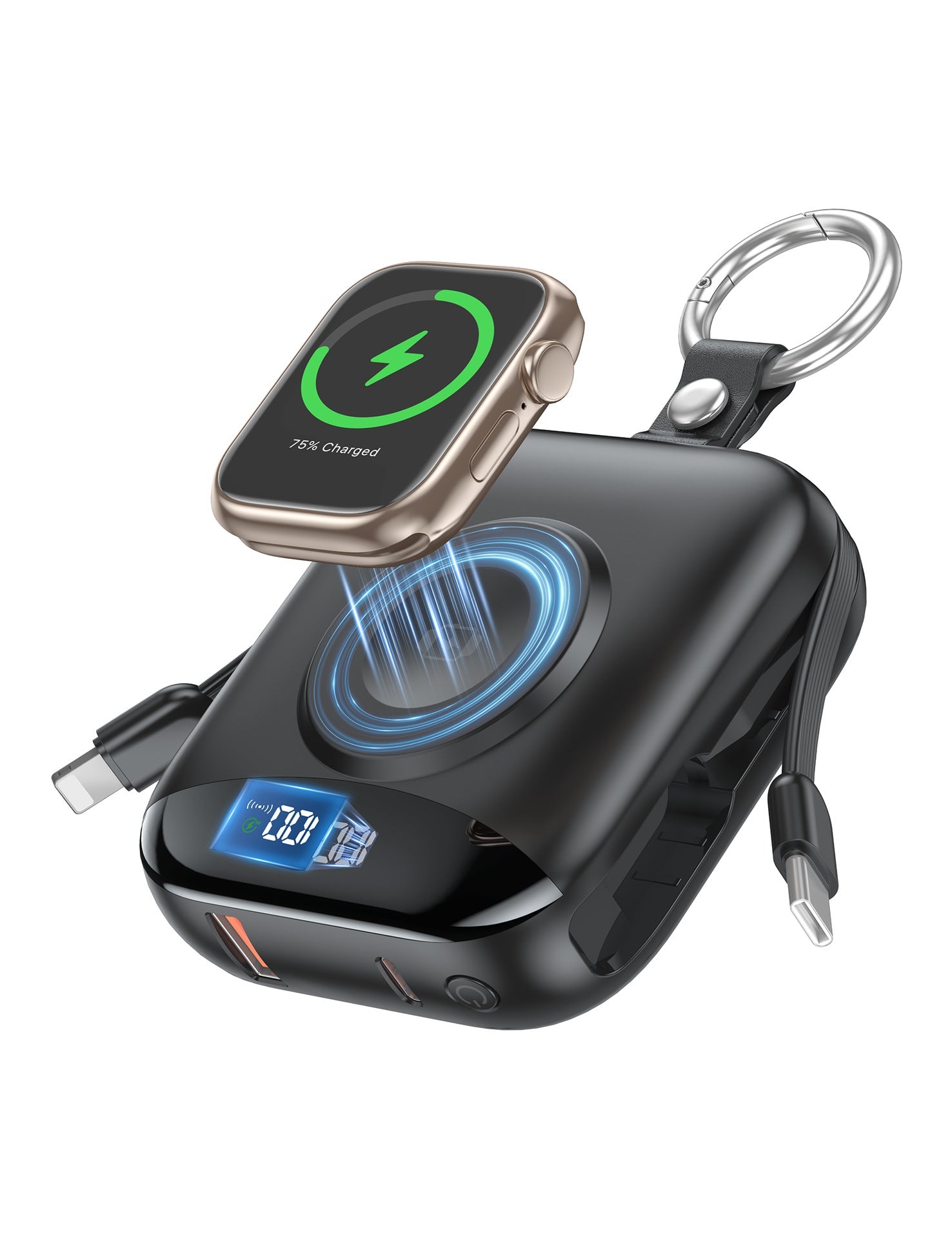 PowerDock –  Magnetic 3-in-1 Wireless Charging Power Bank
