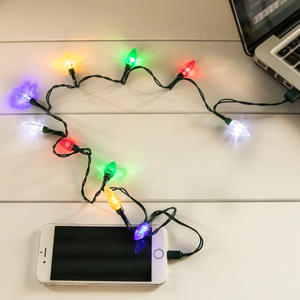 SparkleCord - Festive USB Phone Cable