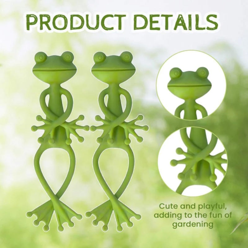 GardenGuard – Decorative Plant Support Frogs