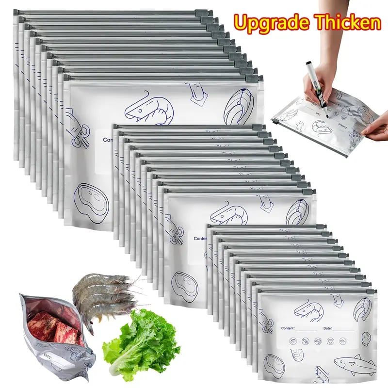 MoistureLock - Heavy-Duty Foil Resealable Bags