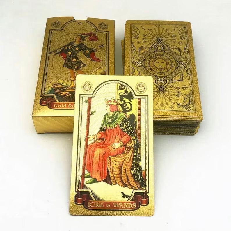 GoldenOracle – Luxury Gold Foil Tarot Deck