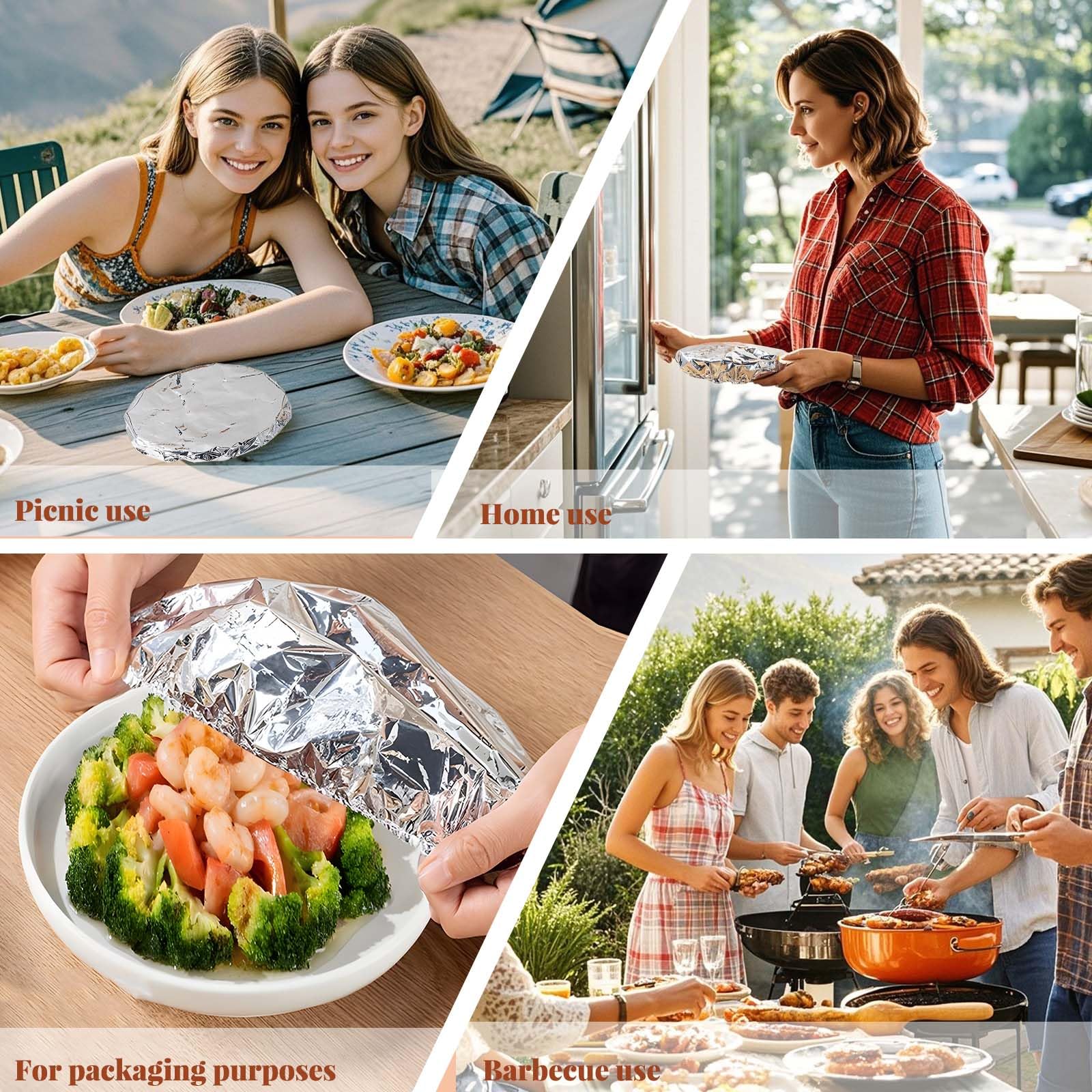 EcoSeal – Reusable Aluminum Food Covers