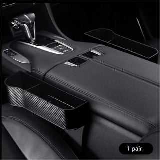 DriveMate – Multi Pocket Leather Car Seat Storage Organizer