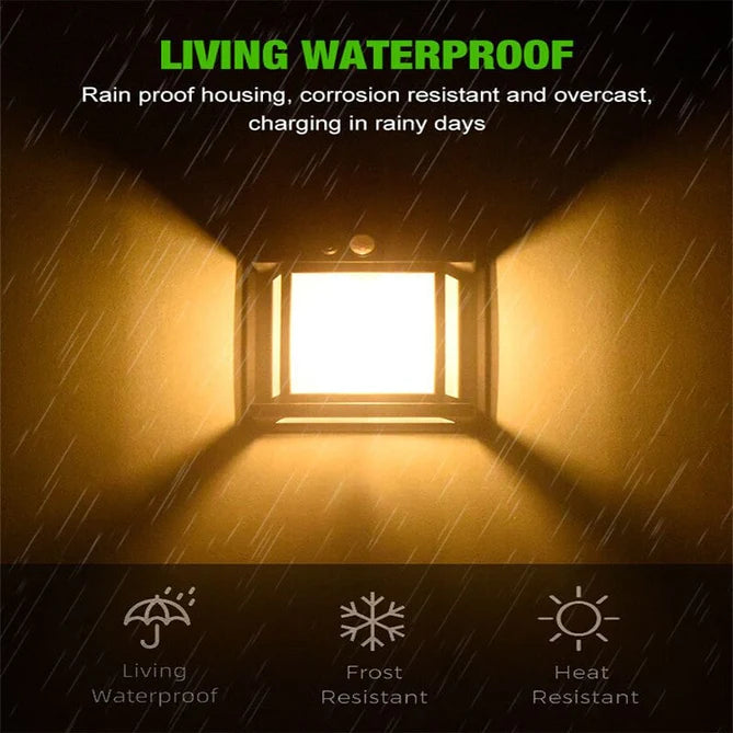 SunGlow – Outdoor Solar Wall Lamp with Elegant Design