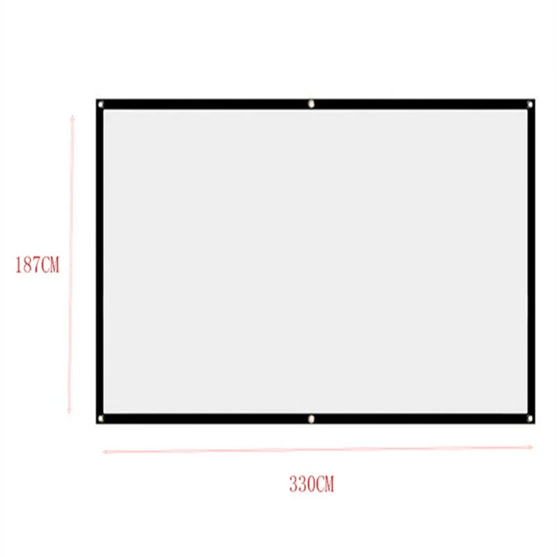CinemaView – HD Matte White Projection Screen
