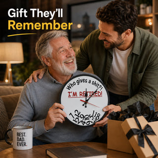 RetireTime – Funny Retirement Wall Clock