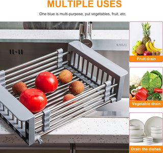 SteelSpan - Heavy-Duty Adjustable Sink Drainer