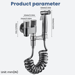 HydraShield – High Pressure Copper Bidet Sprayer
