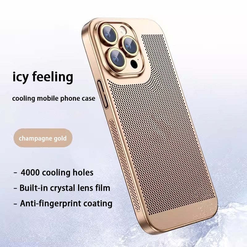 Electroplating PC Heat Dissipation Phone Case（Back Case）