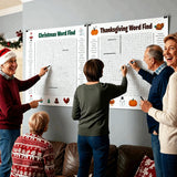 XmasWordFun – Giant Holiday Search Poster | Giant 36"x24" Wall Game!