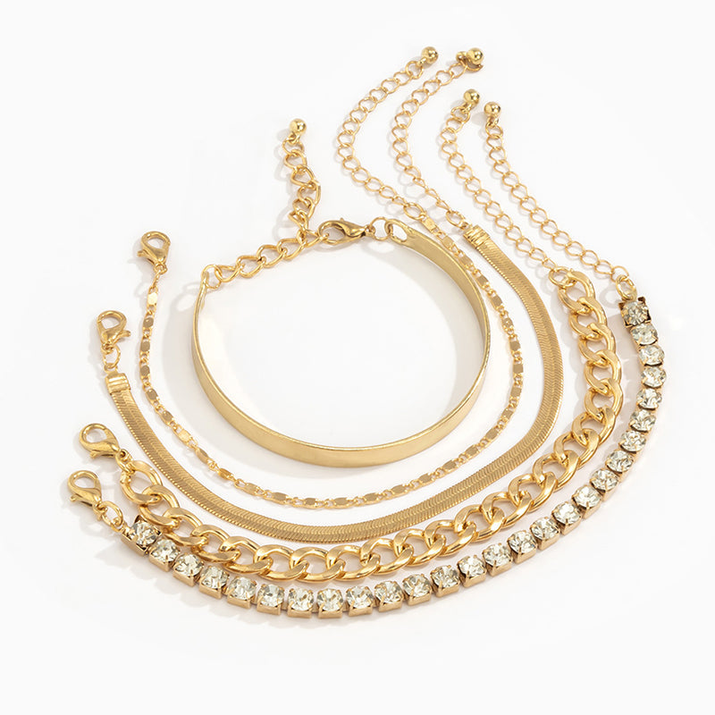 RadiantEdge – Personalized Multi-Element Bracelet Set