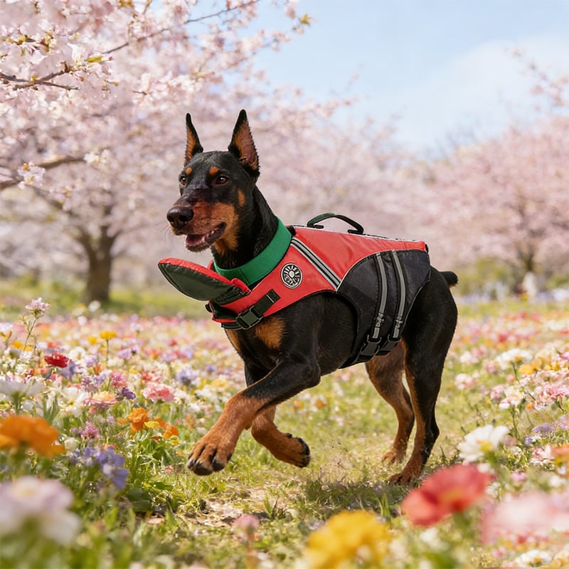 🐾Dog Life Jacket - High Buoyancy Foam, Adjustable Fit