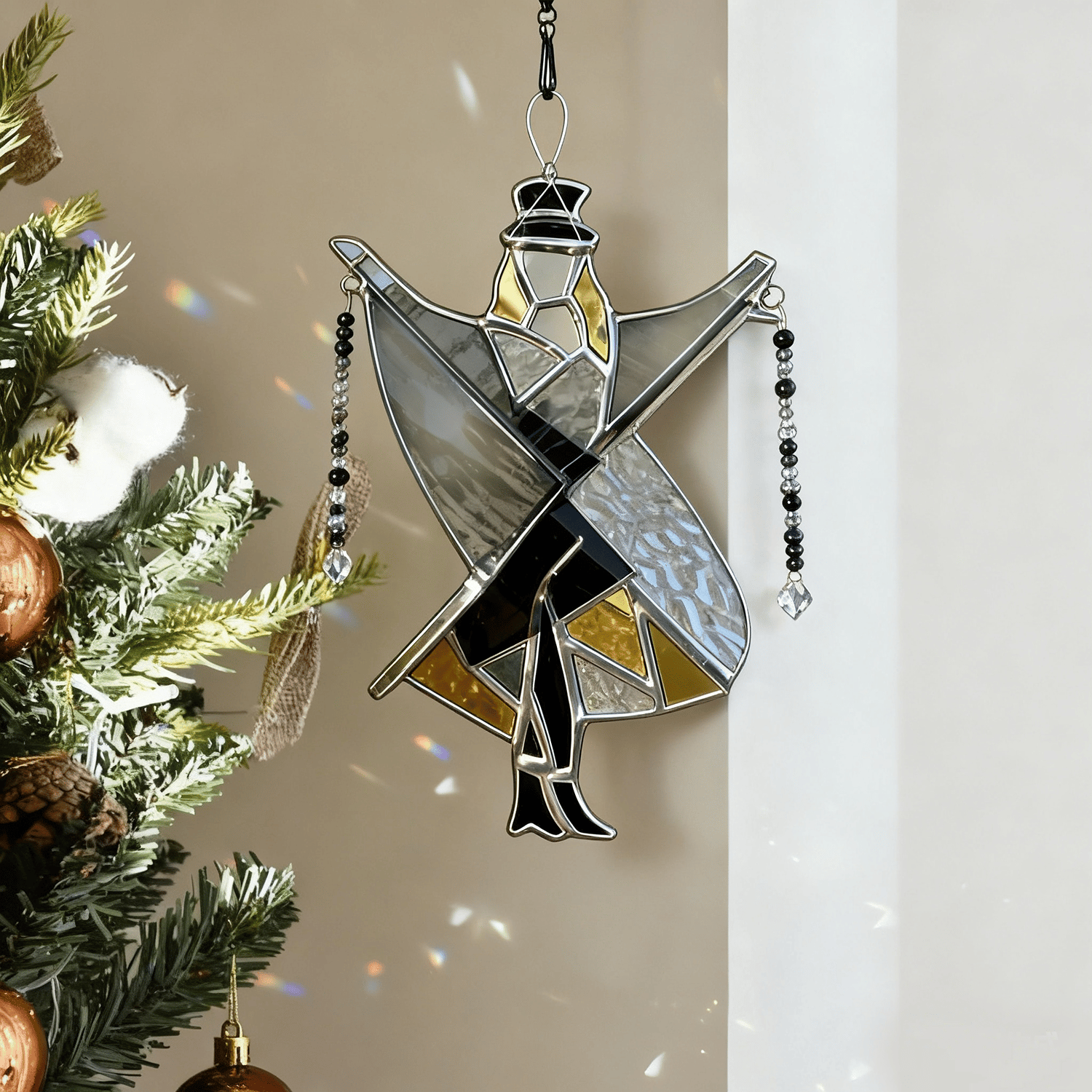 RhythmTwirl - Handcrafted Musical Spinner Ornament
