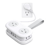 AuroraLink – 4FT Travel Power Strip with 4 AC Outlets