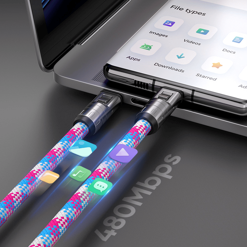 ChargeBand - Wearable 240W Fast-Charge Cable