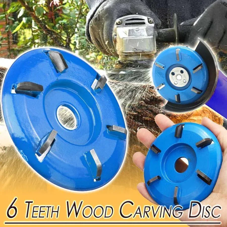 WoodShaper – 6 Teeth Carving Disc for Precision Cuts