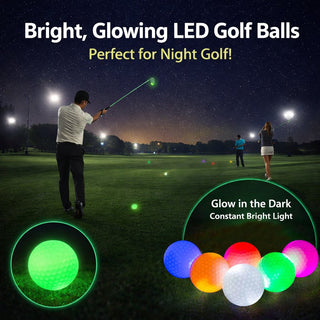 ⛳ Glow-On Impact LED Golf Balls