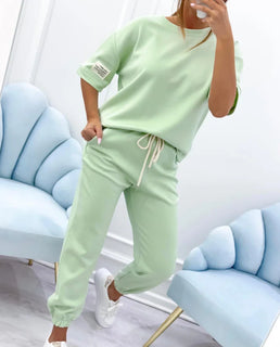 CasualCharm - Relaxed Cotton-Linen Outfit