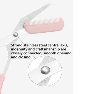 BrowEase – Precision Eyebrow Trimmer Scissor
