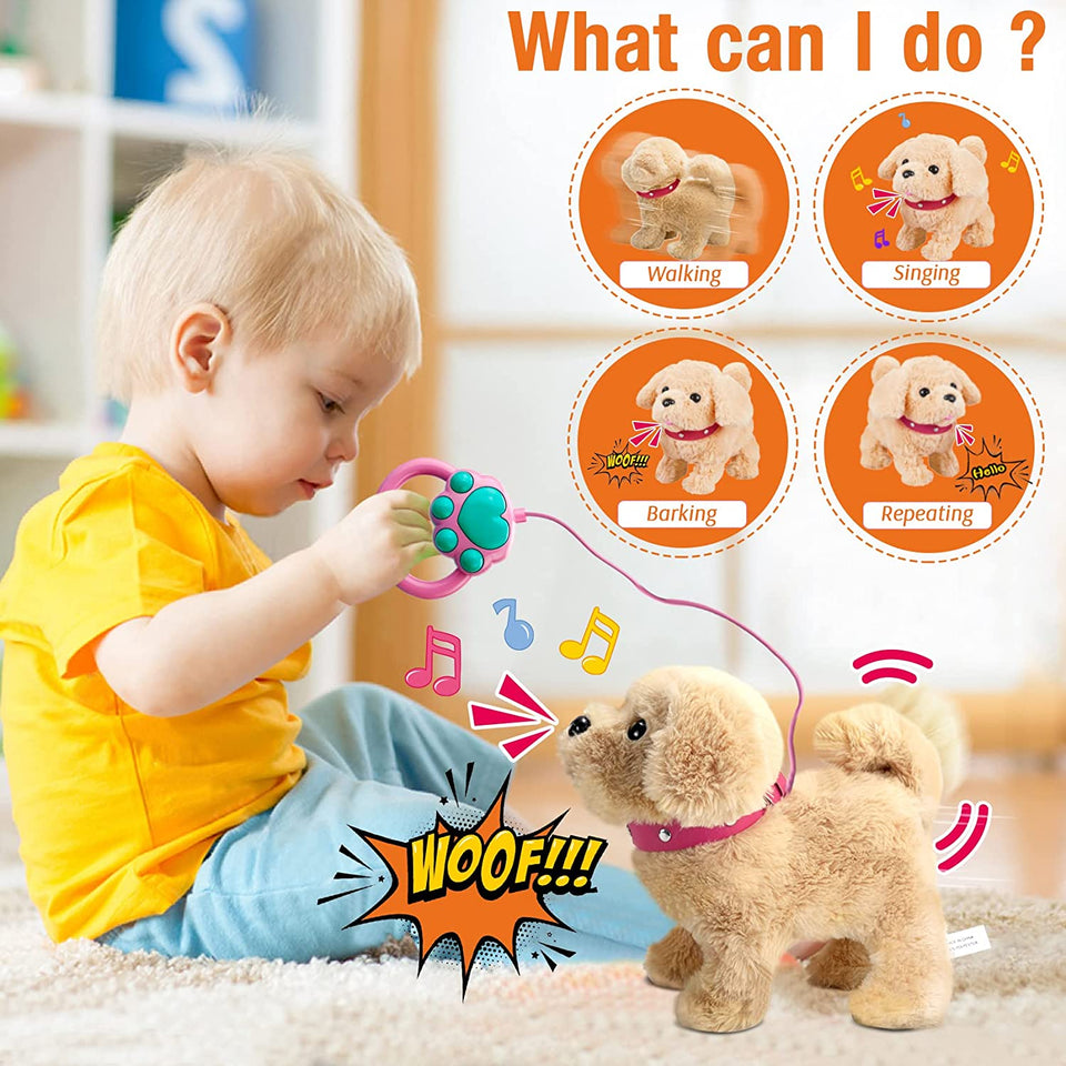 FurryFun - Interactive Plush Puppy Toy