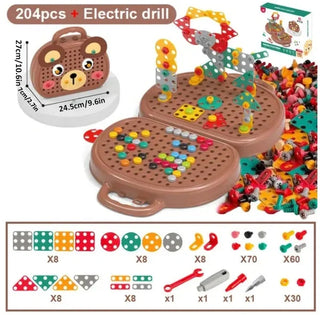 BuildNPlay – Kids Construction Game with Included Drill