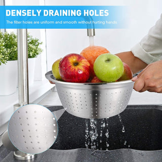 GrateNWash - Multi-Function Steel Prep Bowl