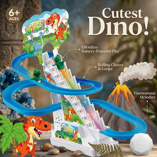 DinoDash – Electric Mini Dino Racing Adventure Track Set