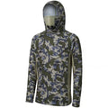 Green Vegetation Camo with Ash Blue Mesh
