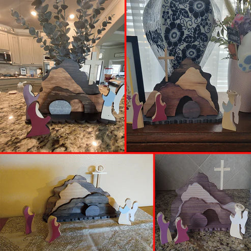 FaithTomb – Wooden Easter Resurrection Set