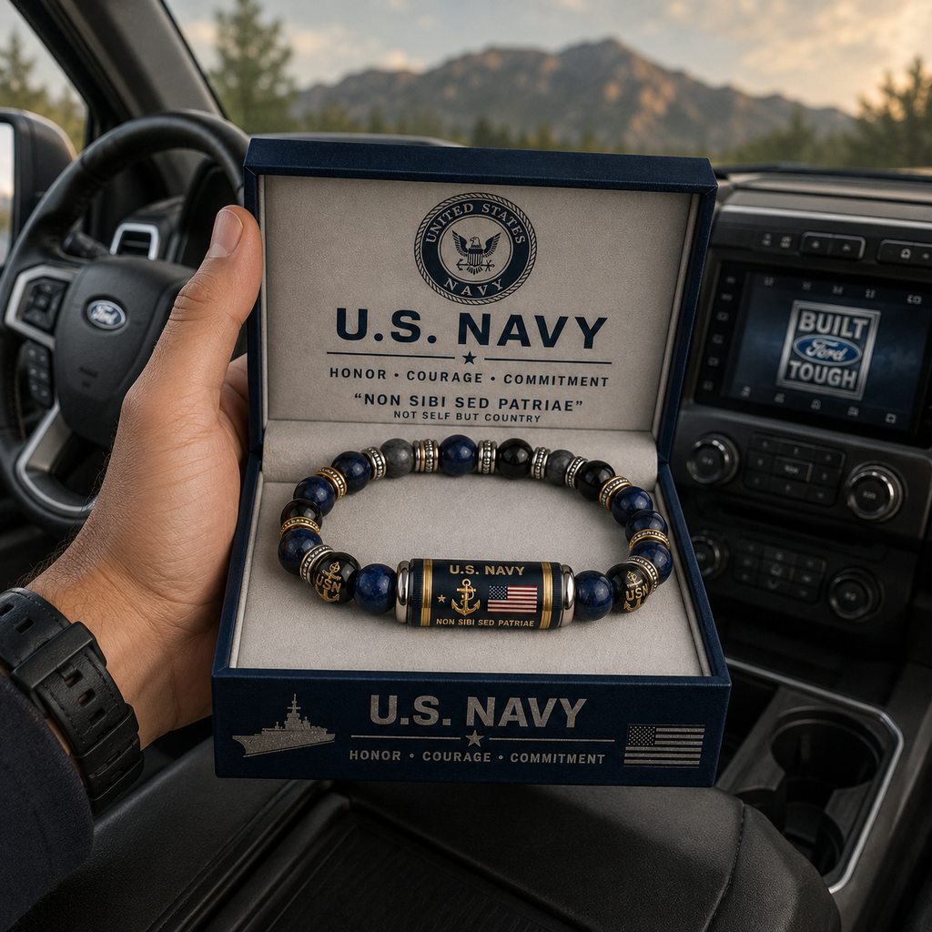 🇺🇸 Last Day Promo: 49% OFF - ⚓U.S. Navy Non Sibi Sed Patriae Tribute Beaded Bracelet