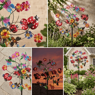 TwinkleBloom – Solar Flower Garden Décor
