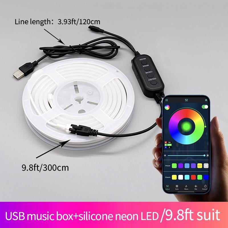 VividGlow - Customizable LED Light Strip via APP