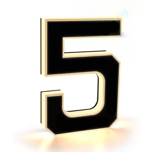 RaySign - Solar LED House Number Sign