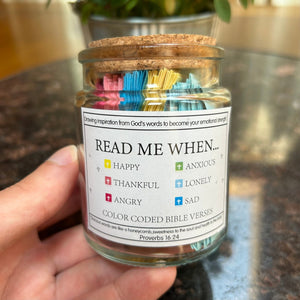 FaithfulWords - Inspirational Bible Verses Jar