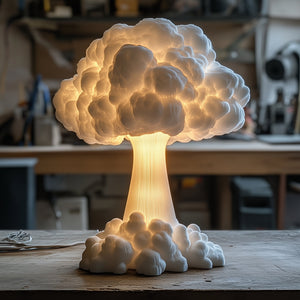 CloudBurst – Mushroom Cloud Statement Table Lamp